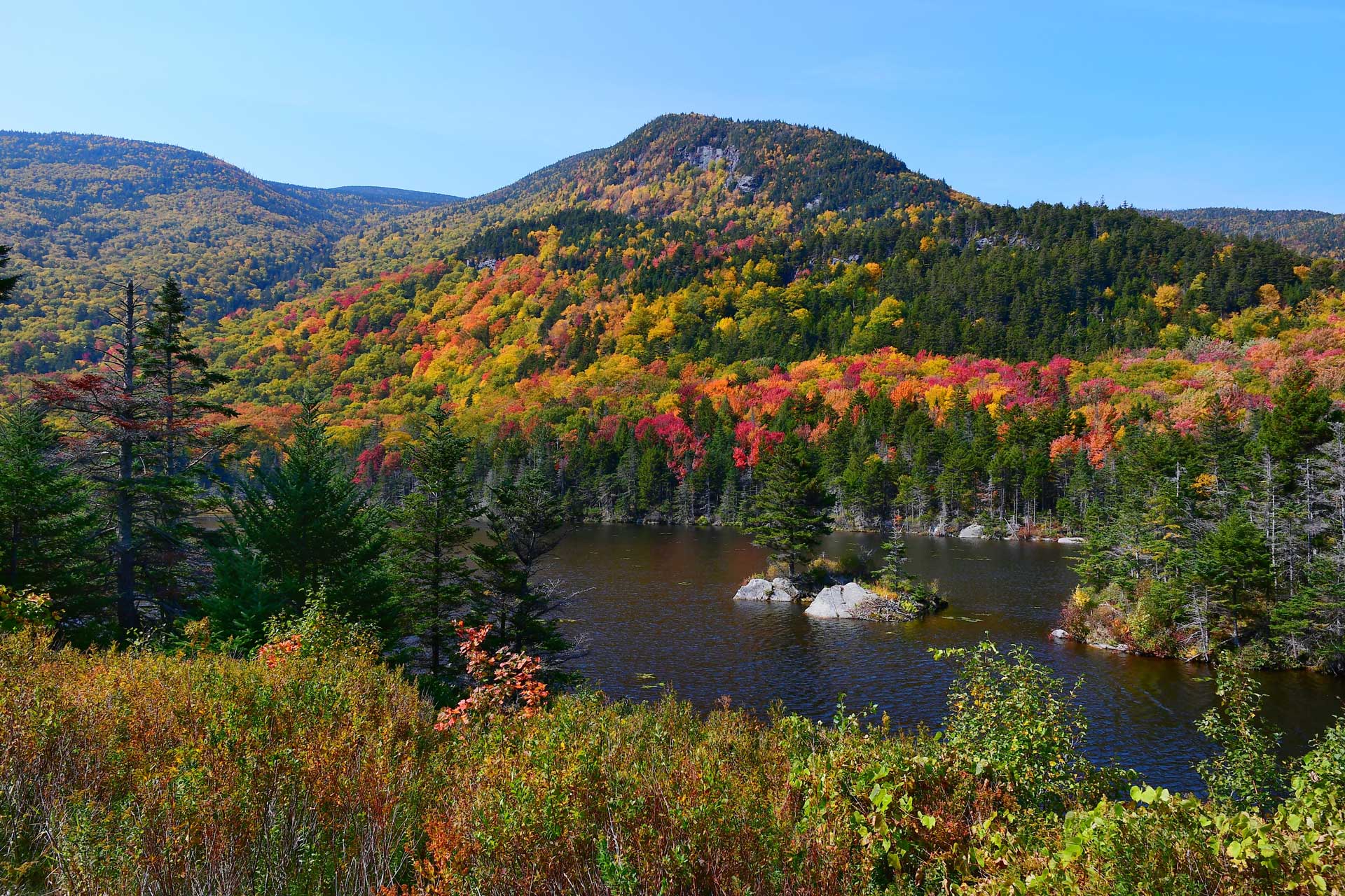 Autumn foliage in the Adirondacks